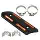 thumbnail image 5 of Cubierta aislante del escudo térmico del tubo de escape para motocicletas de 4 tiempos, vehículos todo terreno, vehículos todoterreno, UTV, color naranja Jadeshay A, 5 of 8