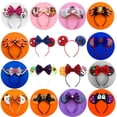 thumbnail image 2 of Diadema con orejas de ratón y lazo de lentejuelas para Festival, accesorios para el cabello de fiesta, diadema brillante de Halloween para mujeres y niñas, regalo de Cosplay para niños Gao Jinjia LED, 2 of 2