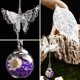 thumbnail image 3 of Marcapáginas de Hoja de Metal Oso de Fresa Mariposa 3D Plata, 3 of 6