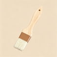 thumbnail image 5 of 3 Sizes Natural Bristle Basting Brush with Wooden Handle,Dishwasher Safe,Heat-resistant & Safe Basting Brush ,for Cooking, BBQ, Baking,for Egg Wash, Butter,Marinade, Sauce,B, 5 of 8
