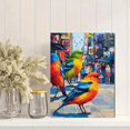 thumbnail image 2 of Qisvanset Mediterranean Town Wall Art Canvas Print 15.75x11.81 Inches, 2 of 8