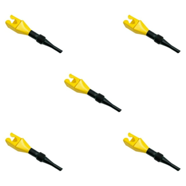 Justharion Flexible Entonnoir à Essence Entonnoirs Liquide Portable pour Jaune 4.5cm 5Set