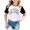 Black, variant on Toddler Boys Girls T-Shirts Summer Us City Printed Raglan Short Sleeve Trendy Tees Casual Daily Outdoor Activities Stylish T Shirts,Sizes 4-5T