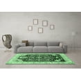 thumbnail image 3 of Ahgly Company Indoor Square Persian Emerald Green Traditional Area Rugs, 6' Square, 3 of 4