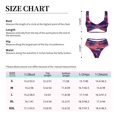 thumbnail image 6 of Daiia Retro Palms Women's Bikini Set Two Piece Swimsuit High Waisted Bikini Adjustable Straps Bikini Perfect for Beach, Pool, and Summer Vacation-, 6 of 9