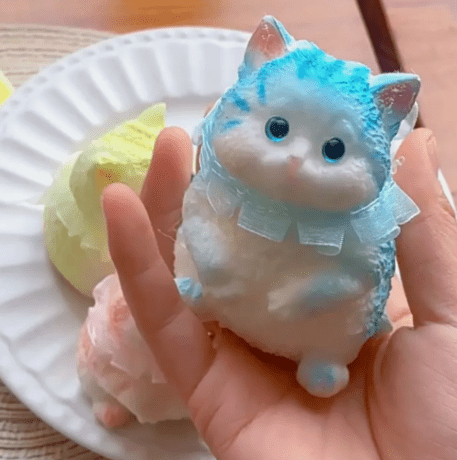 Taba Squishy Cat Kit-4PCS,Cute Squishy Toys, Handmade cat Squishy,Suitable for Cat Memorial Gifts for Women Lovers