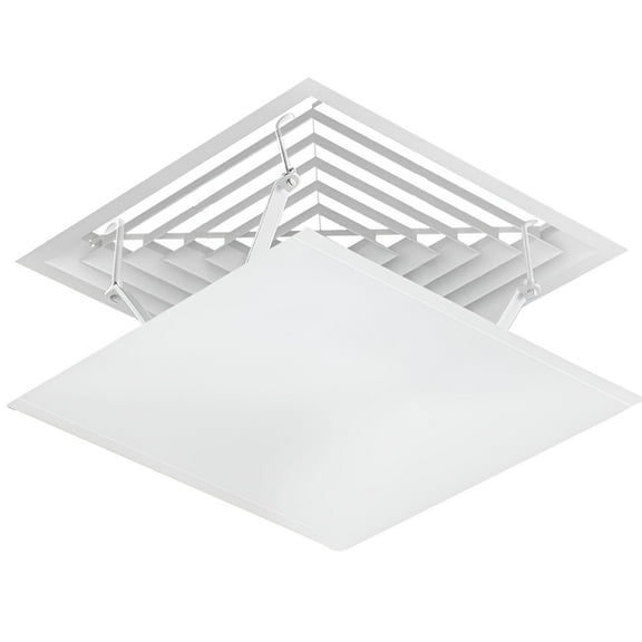 HIBIBUD Air Conditioner Windshield Square Deflector Ceiling Central Air Conditioning Deflector Air Vent Deflector