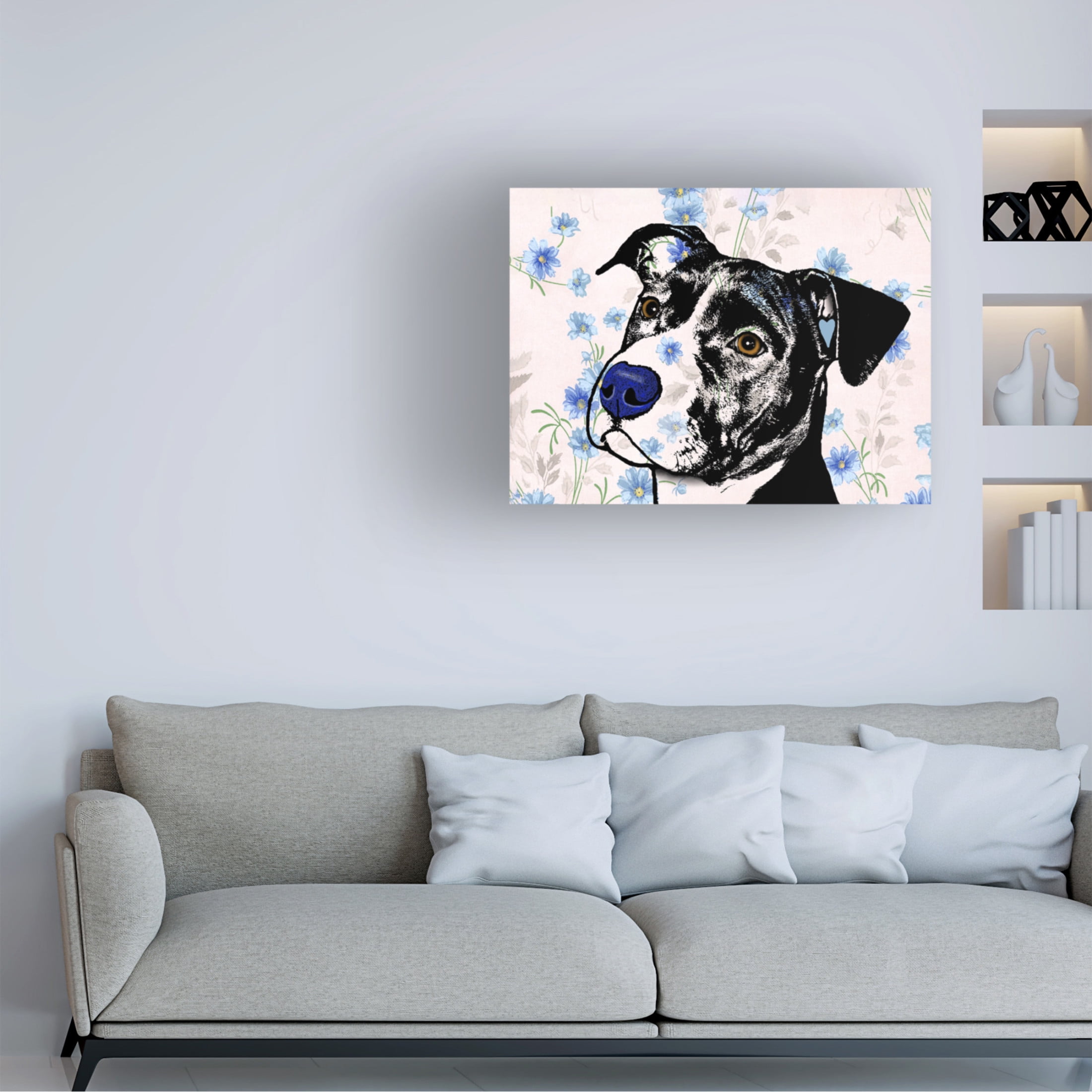 Canvas Wall Art - Dean Russo 'Perfect World' Wall Art for Living Room, Bedroom, or Office Décor by Trademark Fine Art - 47 x 35 Inches