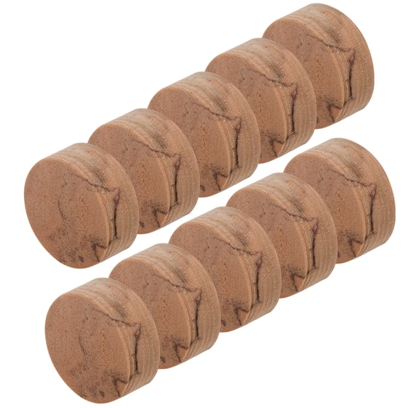 10 Pcs Cork Mat Saxophone Cork Pad 1.00X1.00X0.40CM Khaki