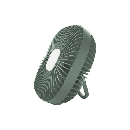 

Yrtoes Holiday Ornaments Outdoor Camping Usb Rechargeable Small Ceiling Fan Indoor Fan Silent Hanging Wall Desktop Electric Fan