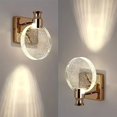 thumbnail image 1 of Lámpara de pared de cristal de estilo nórdico, LED, sencilla y creativa, ideal para sala de estar, dormitorio, baño y pasillo., 1 of 5