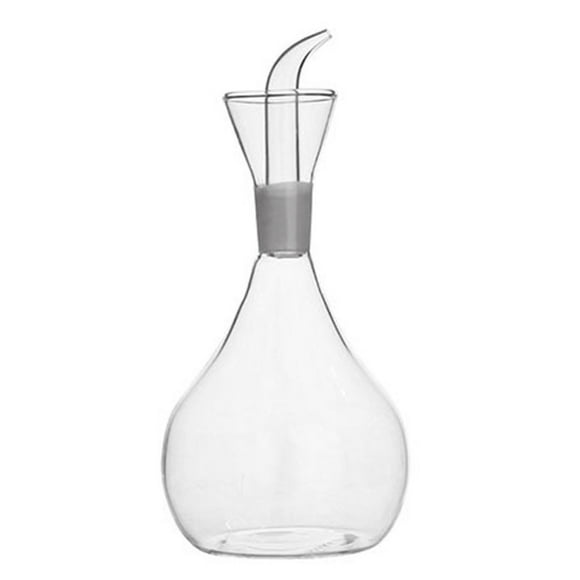 Dinheiro Clear glass olive oil dispenser bottle - oil and vinegar do not need funnel - olive oil glass bottle