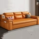 thumbnail image 2 of Folding Modern Fancy Sofa Simple High Back Floor Leather Lazzy Sofa Recliner Foldable European Salon Meuble Apartment Furniture My Lux Decor Round, 2 of 21