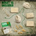 thumbnail image 3 of Piano Potato 5-in-1 Dinosaur Fossil Digging Kit, Dig Up 5 Dino Skeletons with T-Rex, Triceratops, Stegosaurus, Brachiosaurus, and Velociraptor Skeletons, Archeology Gift for Age   6+, 3 of 7