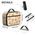 thumbnail image 6 of Orange Cat and Box Beige Pattern Insulated Lunch Bag Teens,Bento School Lunch Bag for Teens for Work,Picnic or Travel 10.6x7.7x4.3 Inches,12 Can Capacity, 6 of 6