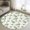 Green White, variant on Hallway Runner Rug 2x6 Ft, Green Botanical Fall Non Slip Area Rugs for Entryway, Pastoral Maple Leaf Autumn Washable Low Pile Accent Carpet for Indoor Corridor Laundry Kitchen Bedside