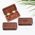thumbnail image 2 of Weddingstar 9759 Pocket Size Wooden Wedding Ring Box, 2 of 2