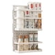 thumbnail image 1 of Organizador Adhesivo para Puerta de Gabinete, Estante para Papel de Aluminio, Se Monta en Puertas Sólidas o Paredes, Cesta Alta para Almacenamiento en Puerta de Cocina, Sin Taladro, 1 of 7
