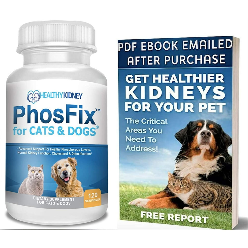 PhosFix for Cats & Dogs Helps Kidney Function, Phosphorus Binder for