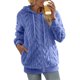 thumbnail image 1 of Gibobby Chamarra Sherpa para mujer, Moda Mujer Invierno Abrigo de Felpa Empalme con Capucha Manga Larga Bolsillo con Cremallera cálida Chaqueta Suave(Azul,XG), 1 of 5
