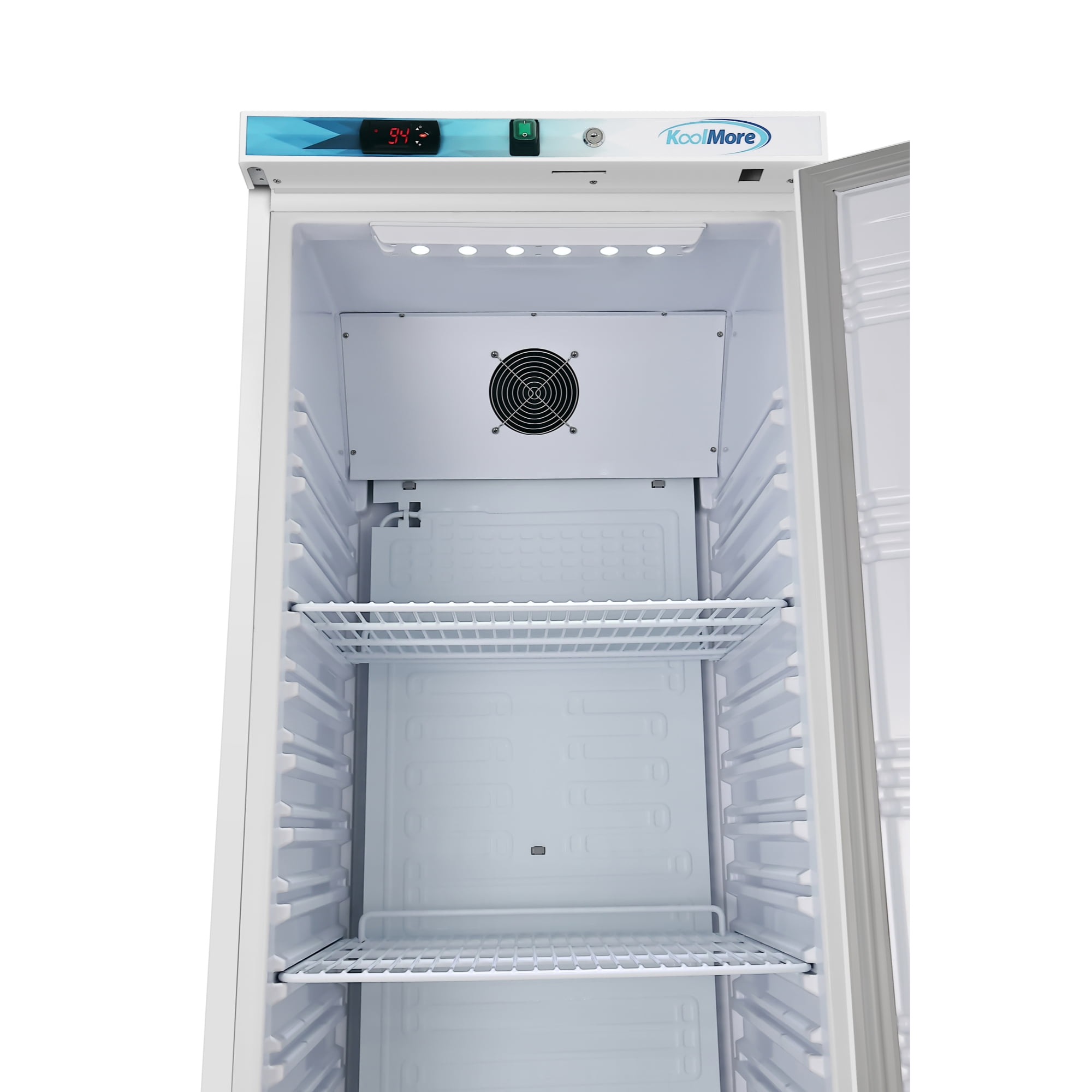 12 Cu. ft. Commercial Reach in Refrigerator in White - Manual Defrost