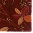 thumbnail image 2 of Riverbay Furniture 5' x 7' Transitional Hand Tufted Rug in Garnet and Orange, 2 of 5