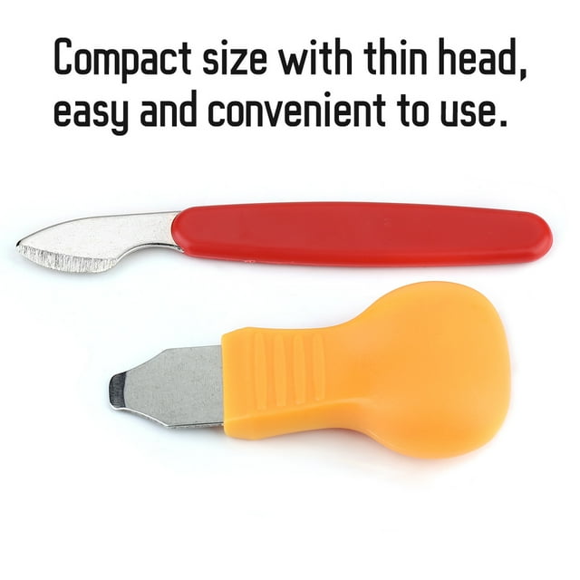 Watch Repair Tool Watch Case Opener Tool Stainless Steel + Plastic 2Pc Watch Case Opener Knife Watchmaker Jewelry Repair Pry Open Dial Tools