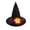 Orange, variant on YAYUBA Halloween Hats Polyester Female Witch Halloween Hat Makeup Clothing Props Children Halloween Gifts