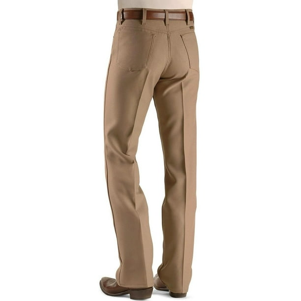 wrangler men's wrancher dress jean, tan, 36x29 wrangler men's wrancher dress jean, tan, 36x29