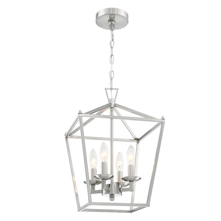 Brushed nickel 2024 hanging light fixtures