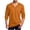 Orange, variant on ZRGHAOYLQ Big and Tall Men's Solid Color V Neck Shirts Long Sleeve Casual Notch Neck Tops Comfortable Breathable Shirts for Men