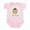 Petal Pink, variant on CafePress - GA Just Peachy Infant Bodysuit - Baby Light Bodysuit, Size Newborn - 24 Months