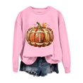 thumbnail image 3 of LIZUOJUN Oversized Crewneck Sweatshirt for Women Football Pumpkin Graphic Pullover Long Sleeve Casual Game Day Outfits for Women Fall Halloween Soft XL, 3 of 7