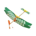 thumbnail image 3 of Twin Wing Rubber Band Powered Airplane Foam Glider Science Craft Toy Outdoor Flying Model For Kids Educational Activity, 3 of 7