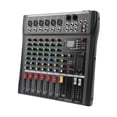 thumbnail image 1 of Table de Mixage Audio, Table de Mixage Audio Polyvalente Ac100240v Réglages EQ 3 Bandes Reverbération Delay Voix Professionnelle Contrôle Dynamique Complet pour le Streaming, 1 of 8