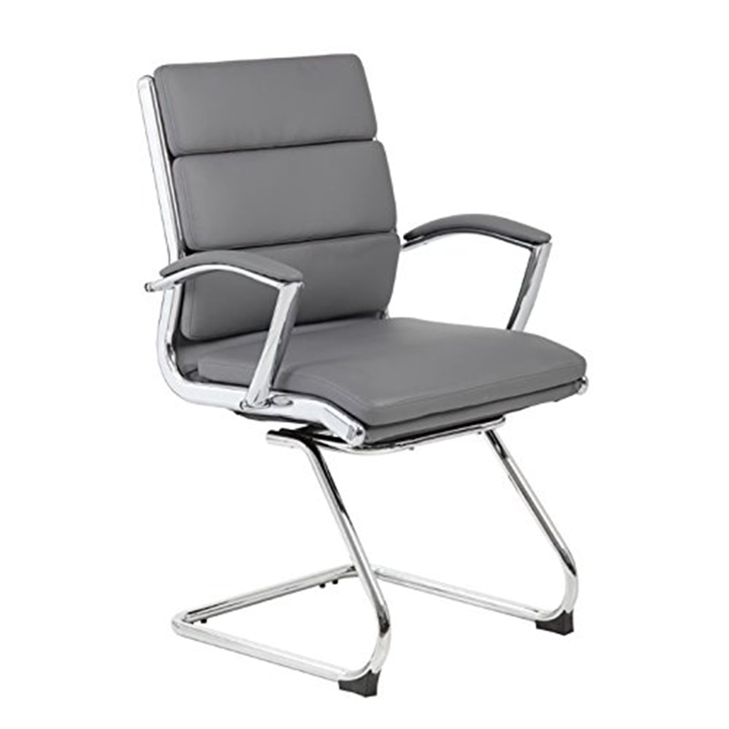 Boss Office Products Executive CaressoftPlus Chair with Metal Chrome