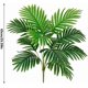 thumbnail image 2 of Plam - Plantas artificiales de hoja verde, bonsái simulado, para decoración de habitación, oficina, hogar, exterior, fiesta, adorno, 2 of 4