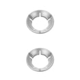 thumbnail image 1 of Bewildely Estufa de cocina de acero inoxidable Parabrisas Universal Antideslizante Resistente al calor Ahorro de energía Protector de pantalla Tipo 2 Plata 2Conjunto, 1 of 6