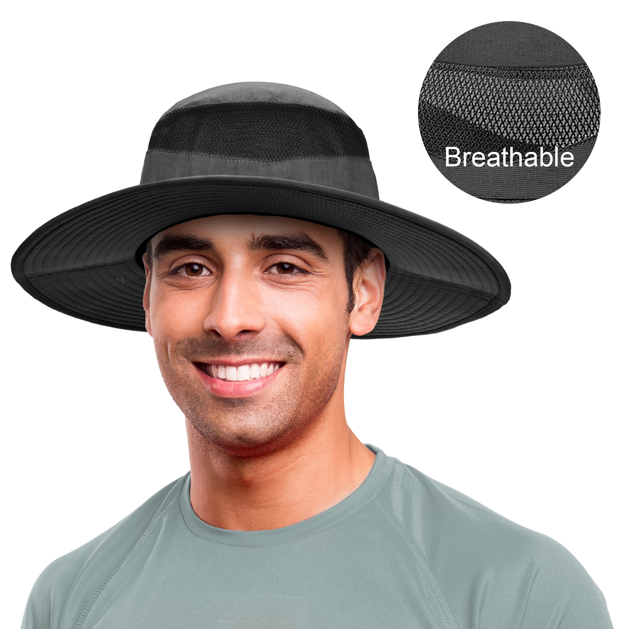mens sun protection caps