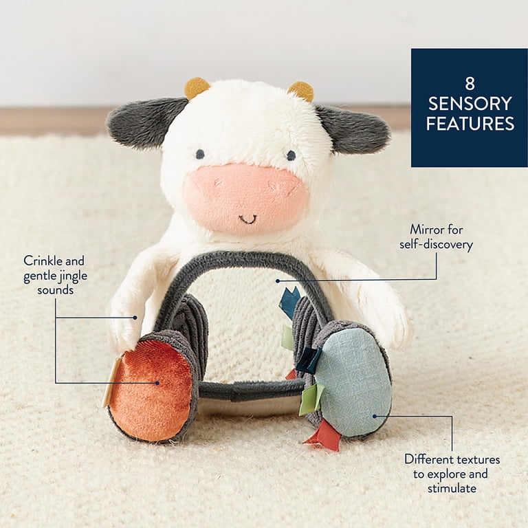 Itzy Ritzy Mirror Toy, Cow photo 4