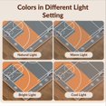 thumbnail image 7 of Design&I 4'x6' Ultra Soft Area Rug, Graphic Interlocking Lines Scoreboard Bold Stripe Basketball Flowing Dynamic None Fluffy Washable Non Shedding for Bedroom Living Room Home Office, 7 of 7