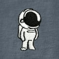 thumbnail image 2 of Dalix Astronaut Embroidered Cotton Classic Fit Long Sleeve Crewneck Tee Shirt Mens in Vintage Navy XL X-Large, 2 of 5