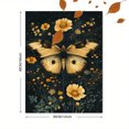 thumbnail image 3 of Qisvanset 12x16 Inch 2D Flat Framed Canvas Art, Floral Deer Rustic Wildlife Nature Home Office Wall Art Gift, 3 of 5
