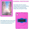 thumbnail image 3 of Kidsproof Case for iPad 10th Gen 10.9" 2022, Allytech Military Grade Shockproof Protective Case with Adjustable Hand Strap/ Shoulder Strap Rotatable Kickstand Case for iPad 10 2022, Rose + Blue, 3 of 10