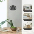 thumbnail image 3 of HINTRMENT Ceiling Light Cover Replacement Lampshade Black Iron 1Pcs, 3 of 5