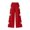 A Red, variant on HAOTAGS Girls Wide-Leg Pants Stretchy Waist Bow Detail Lightweight Breathable Loose Pants Hot Pink Size 11-12Years