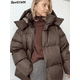 thumbnail image 1 of Abrigos largos de algodón cálidos Vintage para mujer, chaqueta gruesa con bolsillos de manga larga a la moda, prendas de vestir exteriores de oficina para invierno 2024, 1 of 5