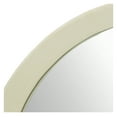 thumbnail image 4 of Wood Wall Mirror 20 Inch Round - Transitional Decor Porthole Mirror for Bathroom, Entryway, Console - Solid Wood Frame, Cream Finish, 4 of 9