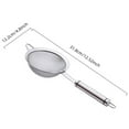 thumbnail image 2 of Kangkanggg Strainer Spoon Food Strainer Spoon Food Fine Mesh Strainer Kitchen Use 304 Stainless Steel Fine Mesh Strainer Food Sieve Fruits Vegetables, 2 of 3