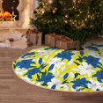 thumbnail image 5 of Sikiie Lilies Flowers Nativity Christmas Tree Skirt, Jesus Christian Winter Holiday Tree Mat Decoration(30-48IN)36", 5 of 6